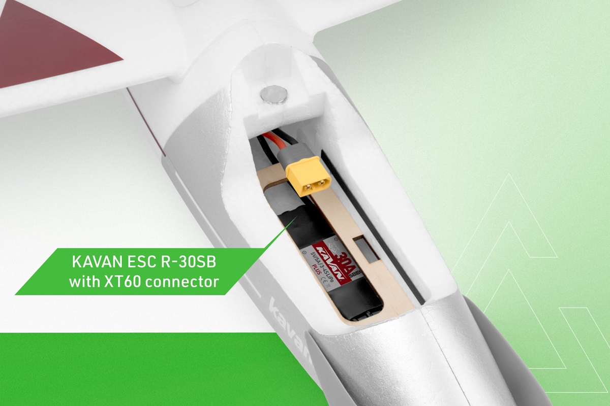 Kavan Alpha V2 1500mm RTF - red KAV02.8076V2RTF